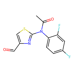 n-(2,4-Difluorophenyl)-n-(4-formyl-1,3-thiazol-2-yl)acetamide