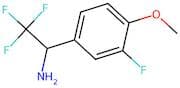 2,2,2-Trifluoro-1-(3-fluoro-4-methoxyphenyl)ethanamine