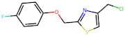 4-(Chloromethyl)-2-(4-fluorophenoxymethyl)-1,3-thiazole
