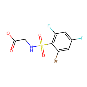 2-(2-Bromo-4,6-difluorobenzenesulfonamido)acetic acid
