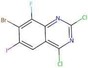 7-Bromo-2,4-dichloro-8-fluoro-6-iodoquinazoline