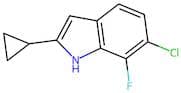 6-Chloro-2-cyclopropyl-7-fluoro-1H-indole