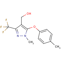 [1-Methyl-5-(4-methylphenoxy)-3-(trifluoromethyl)-1H-pyrazol-4-yl]methanol