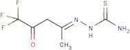 2-(4,4,4-Trifluoro-1-methyl-3-oxobutylidene)-1-hydrazinecarbothioamide