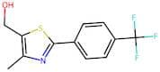 {4-Methyl-2-[4-(trifluoromethyl)phenyl]-1,3-thiazol-5-yl}methanol