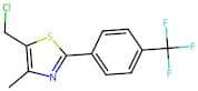 5-(Chloromethyl)-4-methyl-2-[4-(trifluoromethyl)phenyl]-1,3-thiazole