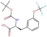 (S)-2-((tert-Butoxycarbonyl)amino)-3-(3-(trifluoromethoxy)phenyl)propanoic acid