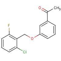 1-{3-[(2-Chloro-6-fluorobenzyl)oxy]phenyl}ethan-1-one