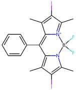 5,5-Difluoro-2,8-diiodo-1,3,7,9-tetramethyl-10-phenyl-5H-dipyrrolo[1,2-c:2',1'-f][1,3,2]diazaborin…