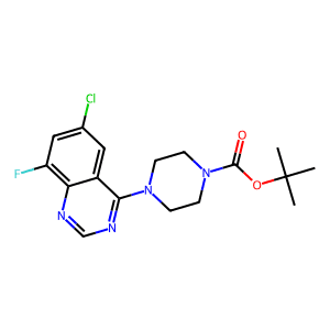 tert-Butyl 4-(6-chloro-8-fluoroquinazolin-4-yl)piperazine-1-carboxylate