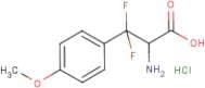 3,3-Difluoro-3-(4-methoxyphenyl)-DL-alanine hydrochloride