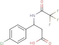 3-(4-Chlorophenyl)-3-(trifluoroacetamido)propanoic acid
