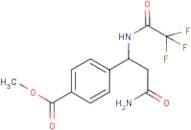 Methyl 4-{3-amino-3-oxo-1-[(2,2,2-trifluoroacetyl)amino]propyl}benzenecarboxylate