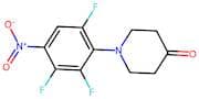 1-(2,3,6-Trifluoro-4-nitrophenyl)piperidin-4-one