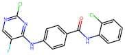 4-(2-Chloro-5-fluoropyrimidin-4-ylamino)-N-(2-chlorophenyl)benzamide
