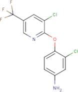 3-Chloro-4-{[3-chloro-5-(trifluoromethyl)-2-pyridinyl]oxy}aniline