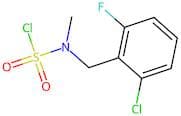 n-[(2-chloro-6-fluorophenyl)methyl]-n-methylsulfamoyl chloride