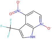 4-nitro-3-(trifluoromethyl)-7-azaindole-7-oxide
