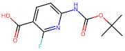 6-((tert-Butoxycarbonyl)amino)-2-fluoronicotinic acid