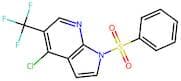 4-Chloro-1-(phenylsulfonyl)-5-(trifluoromethyl)-1H-pyrrolo[2,3-b]pyridine
