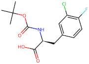(S)-2-((tert-Butoxycarbonyl)amino)-3-(3-chloro-4-fluorophenyl)propanoic acid