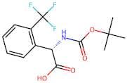 (S)-2-((tert-Butoxycarbonyl)amino)-2-(2-(trifluoromethyl)phenyl)acetic acid