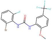 1-(2-Bromo-6-fluorophenyl)-3-(2-methoxy-5-(trifluoromethyl)phenyl)urea
