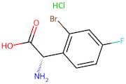 (S)-2-Amino-2-(2-bromo-4-fluorophenyl)acetic acid hydrochloride