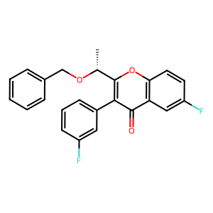 (R)-2-(1-(benzyloxy)ethyl)-6-fluoro-3-(3-fluorophenyl)-4H-chromen-4-one