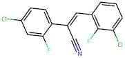 (Z)-3-(3-Chloro-2-fluorophenyl)-2-(4-chloro-2-fluorophenyl)-2-propenenitrile