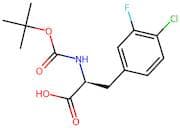 (S)-2-((Tert-butoxycarbonyl)amino)-3-(4-chloro-3-fluorophenyl)propanoic acid