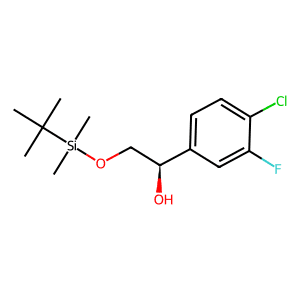 (R)-2-((tert-butyldimethylsilyl)oxy)-1-(4-chloro-3-fluorophenyl)ethanol