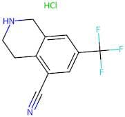 7-(Trifluoromethyl)-1,2,3,4-tetrahydroisoquinoline-5-carbonitrilehydrochloride
