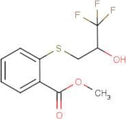 Methyl 2-[(3,3,3-trifluoro-2-hydroxypropyl)sulphanyl]benzenecarboxylate