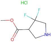 Methyl 4,4-difluoropyrrolidine-3-carboxylate hydrochloride