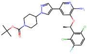 (R)-tert-butyl 4-(4-(6-amino-5-(1-(2,6-dichloro-3-fluorophenyl)ethoxy)pyridin-3-yl)-1H-pyrazol-1-y…
