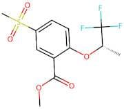 5-Methylsulfonyl-2-[((S)-2,2,2-trifluoro-1-methylethyl)oxy]benzoic acid methyl ester