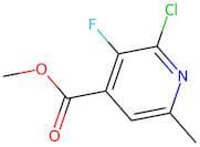Methyl 2-chloro-3-fluoro-6-methylisonicotinate