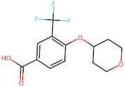 4-((Tetrahydro-2H-pyran-4-yl)oxy)-3-(trifluoromethyl)benzoic acid