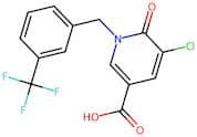 5-Chloro-1,6-dihydro-6-oxo-1-[3-(trifluoromethyl)benzyl]pyridine-3-carboxylic acid