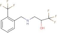 1,1,1-Trifluoro-3-{[2-(trifluoromethyl)benzyl]amino}propan-2-ol