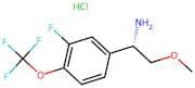 (S)-1-(3-Fluoro-4-(trifluoromethoxy)phenyl)-2-methoxyethan-1-amine hydrochloride