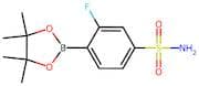 3-Fluoro-4-(4,4,5,5-tetramethyl-1,3,2-dioxaborolan-2-yl)benzenesulfonamide