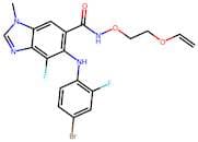 5-((4-Bromo-2-fluorophenyl)amino)-4-fluoro-1-methyl-N-(2-(vinyloxy)ethoxy)-1H-benzo[d]imidazole-6-…