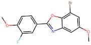 7-Bromo-2-(3-fluoro-4-methoxyphenyl)-5-methoxy-1,3-benzoxazole