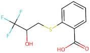 2-[(2-Hydroxy-3,3,3-trifluoroprop-1-yl)thio]benzoic acid