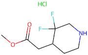 Methyl 2-(3,3-difluoropiperidin-4-yl)acetate hydrochloride