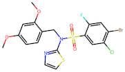 4-Bromo-5-chloro-N-(2,4-dimethoxybenzyl)-2-fluoro-N-(thiazol-2-yl)benzenesulfonamide