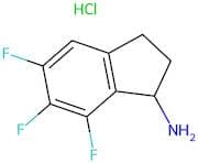 5,6,7-Trifluoro-2,3-dihydro-1H-inden-1-amine hydrochloride