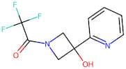 2,2,2-Trifluoro-1-(3-hydroxy-3-(pyridin-2-yl)azetidin-1-yl)ethanone